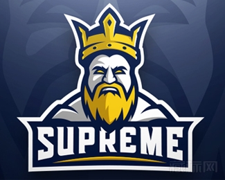 Supreme King上帝logo设计
