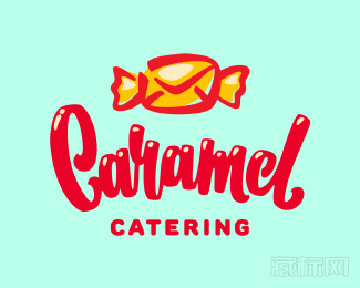 Caramel Catering糖果logo设计
