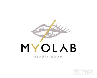 Myolab眼睛logo设计