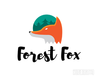 Forest Fox森林狐狸logo设计