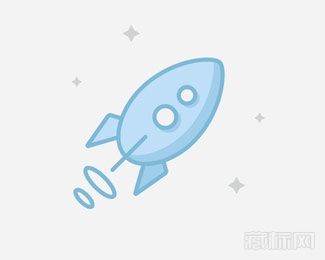 Spaceship火箭logo设计