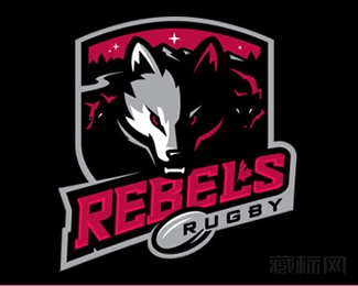Rebels狼logo设计