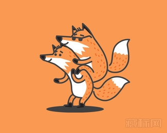 Piggybacking狐狸logo设计