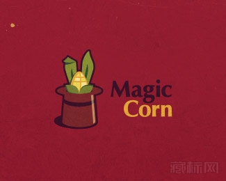 Magic Corn魔术玉米logo设计