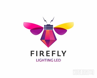 FIREFLY蜜蜂logo设计
