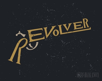 Revolver枪标志图片