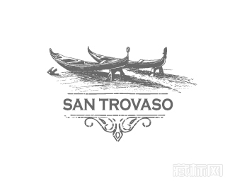 San Trovaso木舟logo设计