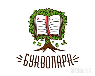 书架树logo设计