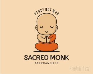 Sacred Monk和尚商标设计