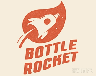 Bottle Rocket火箭logo设计欣赏