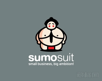 sumo suit相扑服logo设计