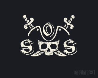 SOS海盗商标设计