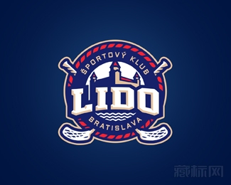 Lido Floorball足球logo设计