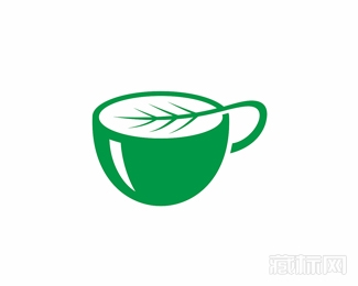 Green tea绿茶logo设计