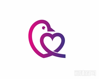 Bird鸟logo设计