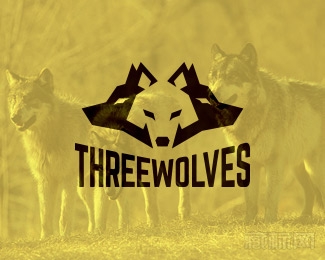 Three Wolves三头狼标志设计