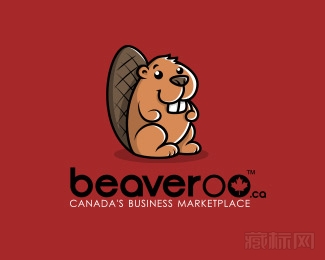 Beaveroo海狸标志设计