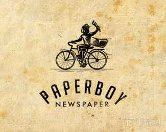 Paperboy自行车logo图片