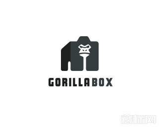 GorillaBox猩猩标志设计