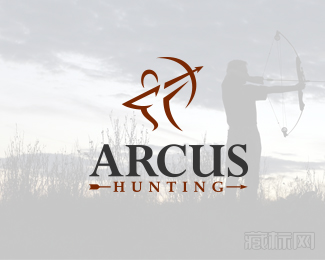 Arcus弓箭手logo设计