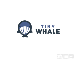Tiny Whale鲸鱼标志设计