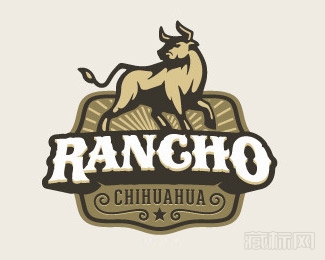 Rancho牧场标志设计