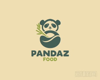 Pandaz Food熊猫食品标志设计