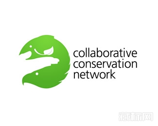 Collaborative Conservation Network手标志设计