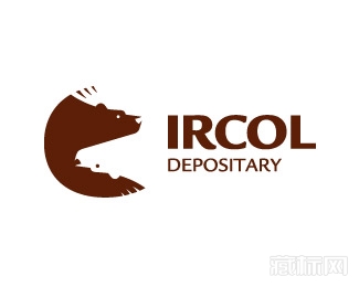 Ircol熊logo设计图片