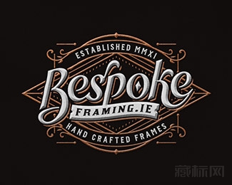 Bespoke FRaming美术字logo设计