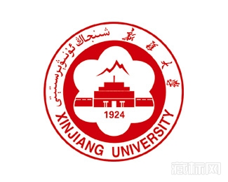 新疆大学校徽logo含义