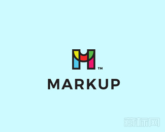 MarkUp购物袋logo设计