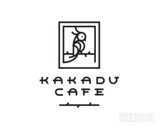 KAKADU咖啡标志设计