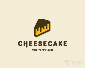  乳酪蛋糕Cheesecake标志设计