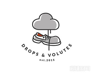 Drops Volutes鞋子logo设计