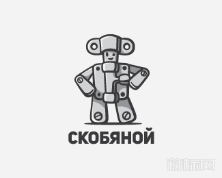 Skobyanoy机器人logo设计欣赏