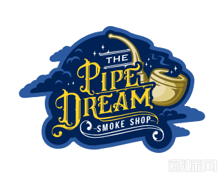 Pipe Dream烟斗标志设计