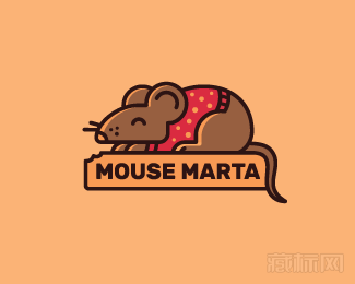Mouse Marta老鼠logo设计欣赏