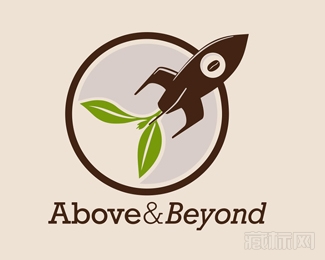 Avove Beyond植物火箭logo设计欣赏