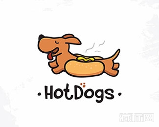 HotDogs热狗标志设计欣赏