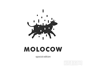 molocow奶牛标志设计欣赏