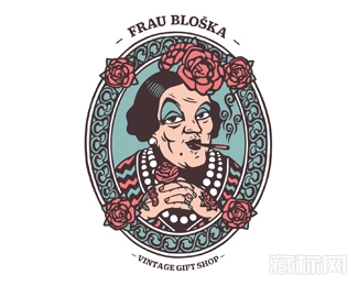 Frau Bloshka女人logo设计欣赏