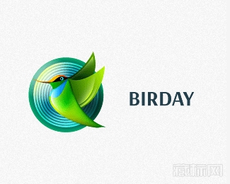 birday翠鸟标志设计