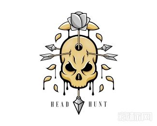 Head Hunt骷髅logo设计欣赏