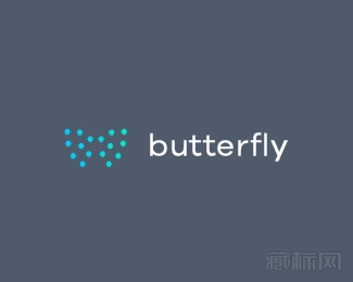 butterfly蝴蝶logo设计欣赏