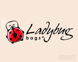 ladybug bags女士瓢虫背包logo设计欣赏