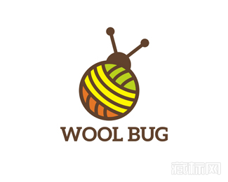 wool bug毛线瓢虫logo设计欣赏