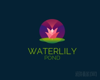 waterlily莲花标志设计欣赏