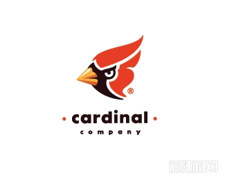 cardinal鹦鹉logo设计欣赏