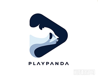 play panda玩熊猫logo设计欣赏